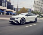 2022 Mercedes-AMG EQS 53 4MATIC+ (Color: Diamond White Bright) Front Three-Quarter Wallpapers 150x120 (51)