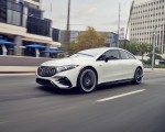 2022 Mercedes-AMG EQS 53 4MATIC+ (Color: Diamond White Bright) Front Three-Quarter Wallpapers 150x120