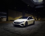 2022 Mercedes-AMG EQS 53 4MATIC+ (Color: Diamond White Bright) Front Three-Quarter Wallpapers 150x120