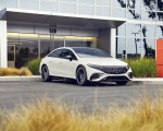 2022 Mercedes-AMG EQS 53 4MATIC+ (Color: Diamond White Bright) Front Three-Quarter Wallpapers 150x120