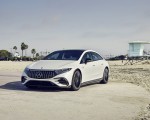 2022 Mercedes-AMG EQS 53 4MATIC+ (Color: Diamond White Bright) Front Three-Quarter Wallpapers 150x120