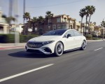 2022 Mercedes-AMG EQS 53 4MATIC+ (Color: Diamond White Bright) Front Three-Quarter Wallpapers 150x120