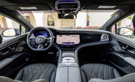 2022 Mercedes-AMG EQS 53 4MATIC+ (Color: Diamond White Bright) Interior Cockpit Wallpapers 450x275 (73)