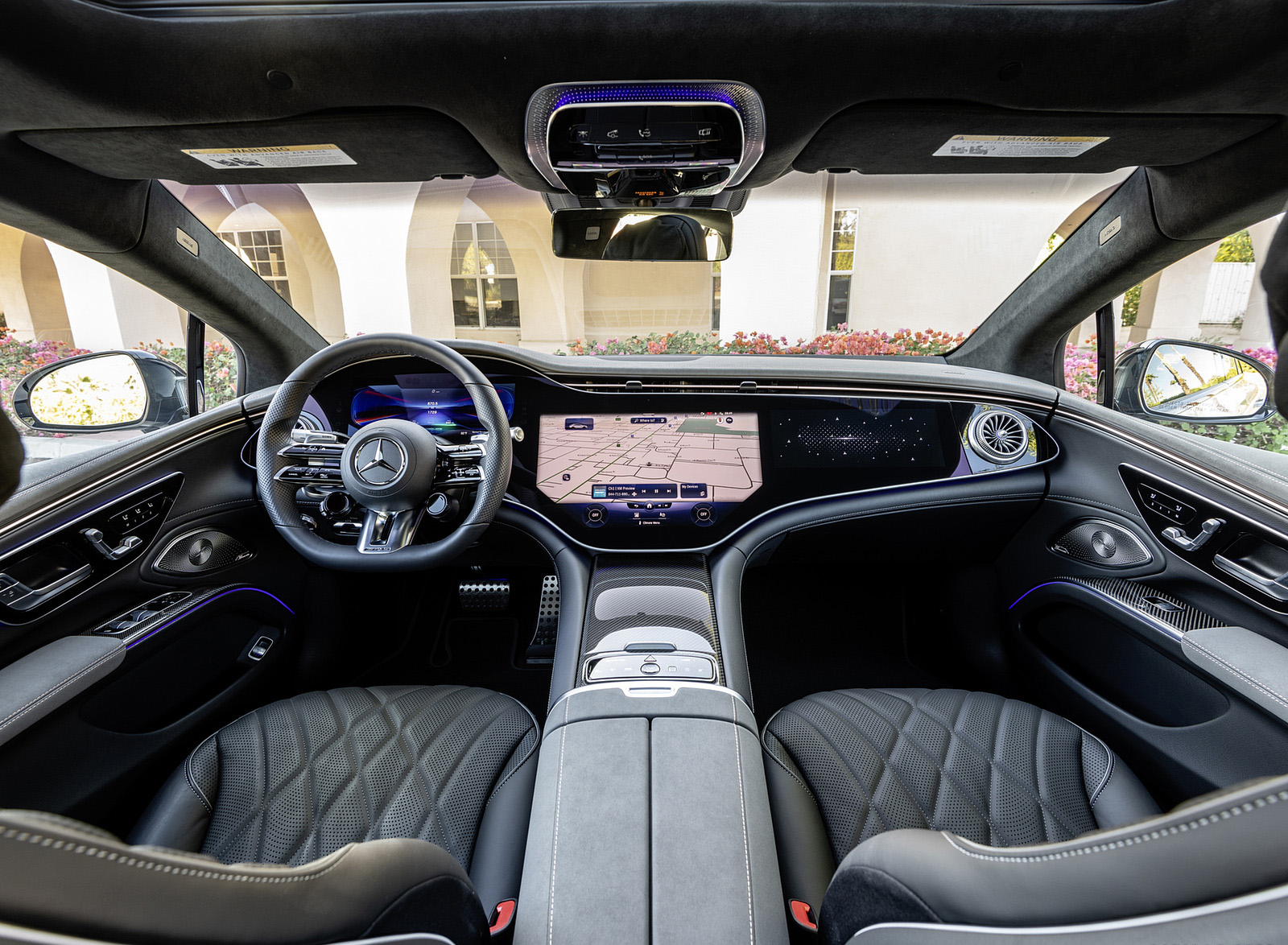 2022 Mercedes-AMG EQS 53 4MATIC+ (Color: Diamond White Bright) Interior Cockpit Wallpapers #73 of 76