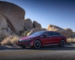 2022 Mercedes-AMG EQS 53 4MATIC+ (Color: Hyazinth Red Metallic) Front Three-Quarter Wallpapers 150x120