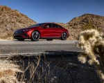 2022 Mercedes-AMG EQS 53 4MATIC+ (Color: Hyazinth Red Metallic) Front Three-Quarter Wallpapers 150x120