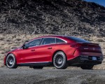 2022 Mercedes-AMG EQS 53 4MATIC+ (Color: Hyazinth Red Metallic) Rear Three-Quarter Wallpapers 150x120