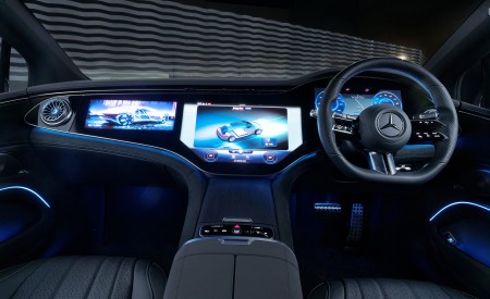 2022 Mercedes-Benz EQS 450+ AMG Line (UK-Spec) Interior Cockpit Wallpapers 450x275 (36)