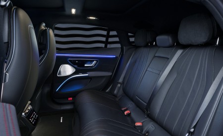 2022 Mercedes-Benz EQS 450+ AMG Line (UK-Spec) Interior Rear Seats Wallpapers 450x275 (40)
