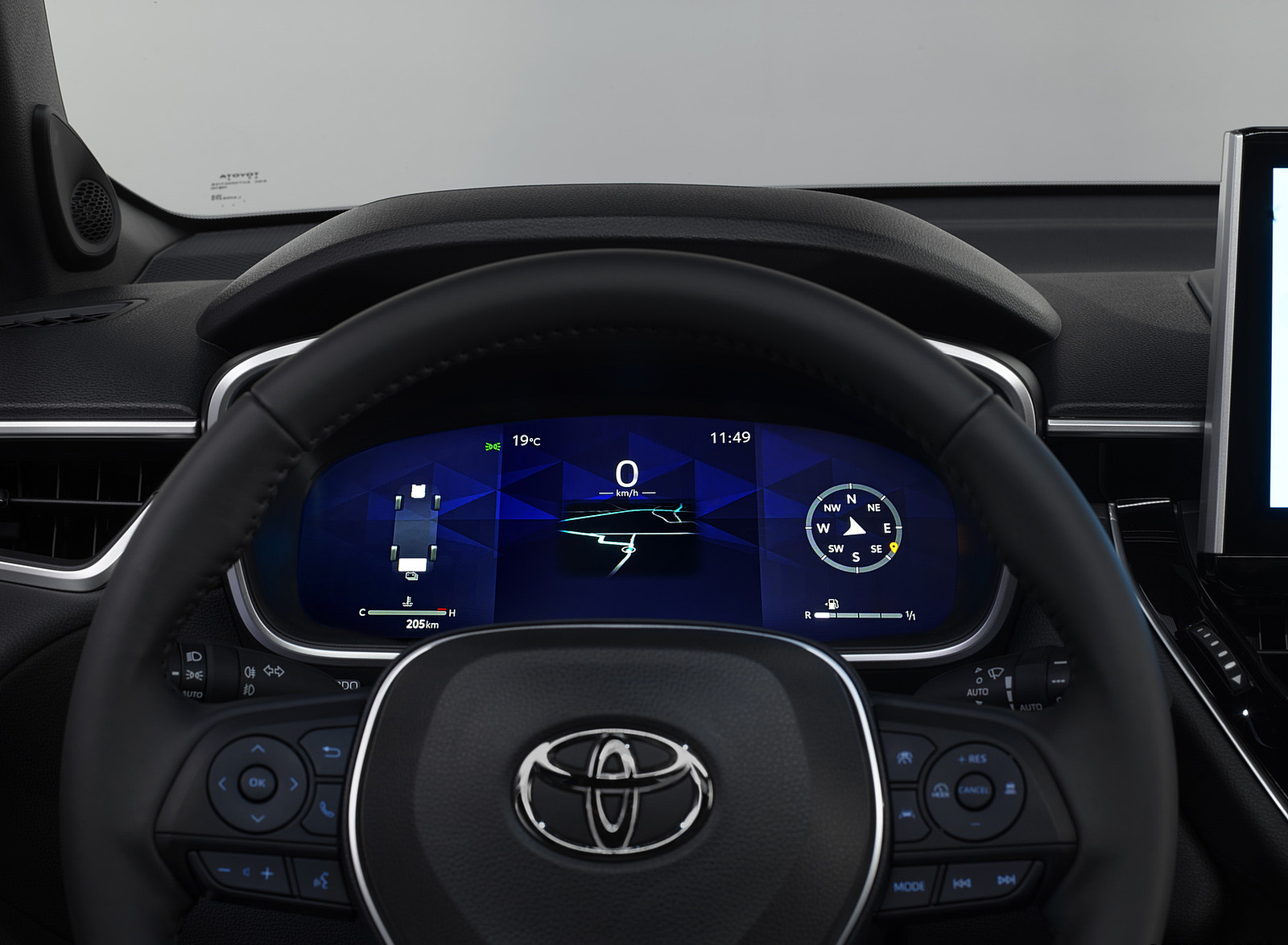 2022 Toyota Corolla Cross Hybrid (Euro-Spec) Digital Instrument Cluster Wallpapers #16 of 24