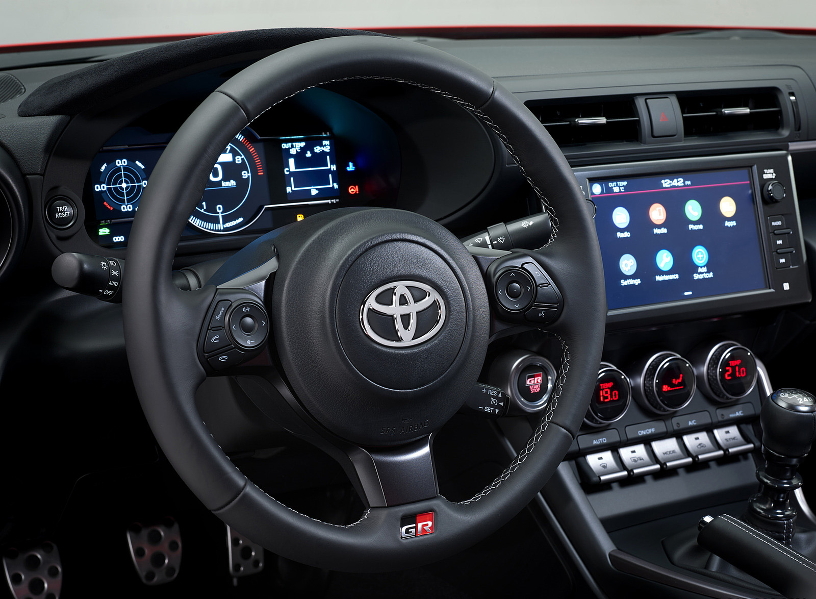 2022 Toyota GR86 (Euro-Spec) Interior Steering Wheel Wallpapers #31 of 37