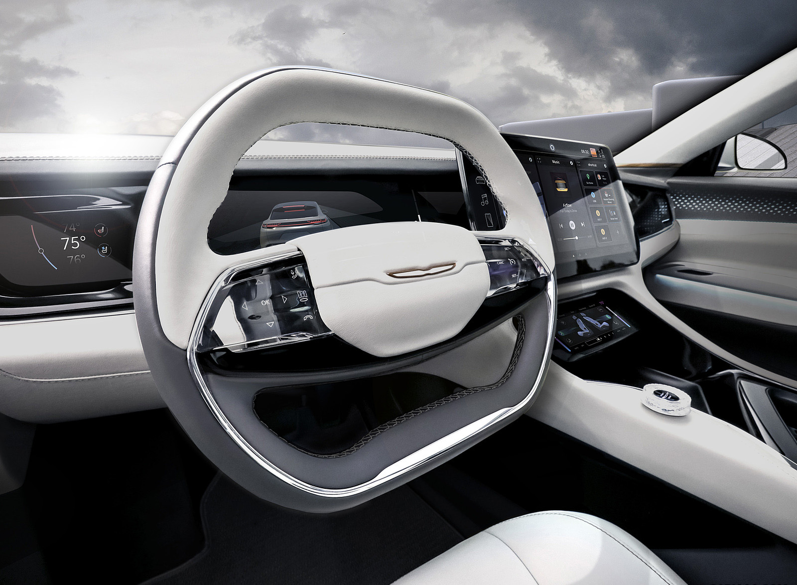 2022 Chrysler Airflow Concept Interior Steering Wheel Wallpapers #43 of 61