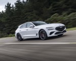 2022 Genesis G70 Shooting Brake (UK-Spec) Front Three-Quarter Wallpapers 150x120