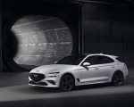 2022 Genesis G70 Shooting Brake (UK-Spec) Front Three-Quarter Wallpapers 150x120