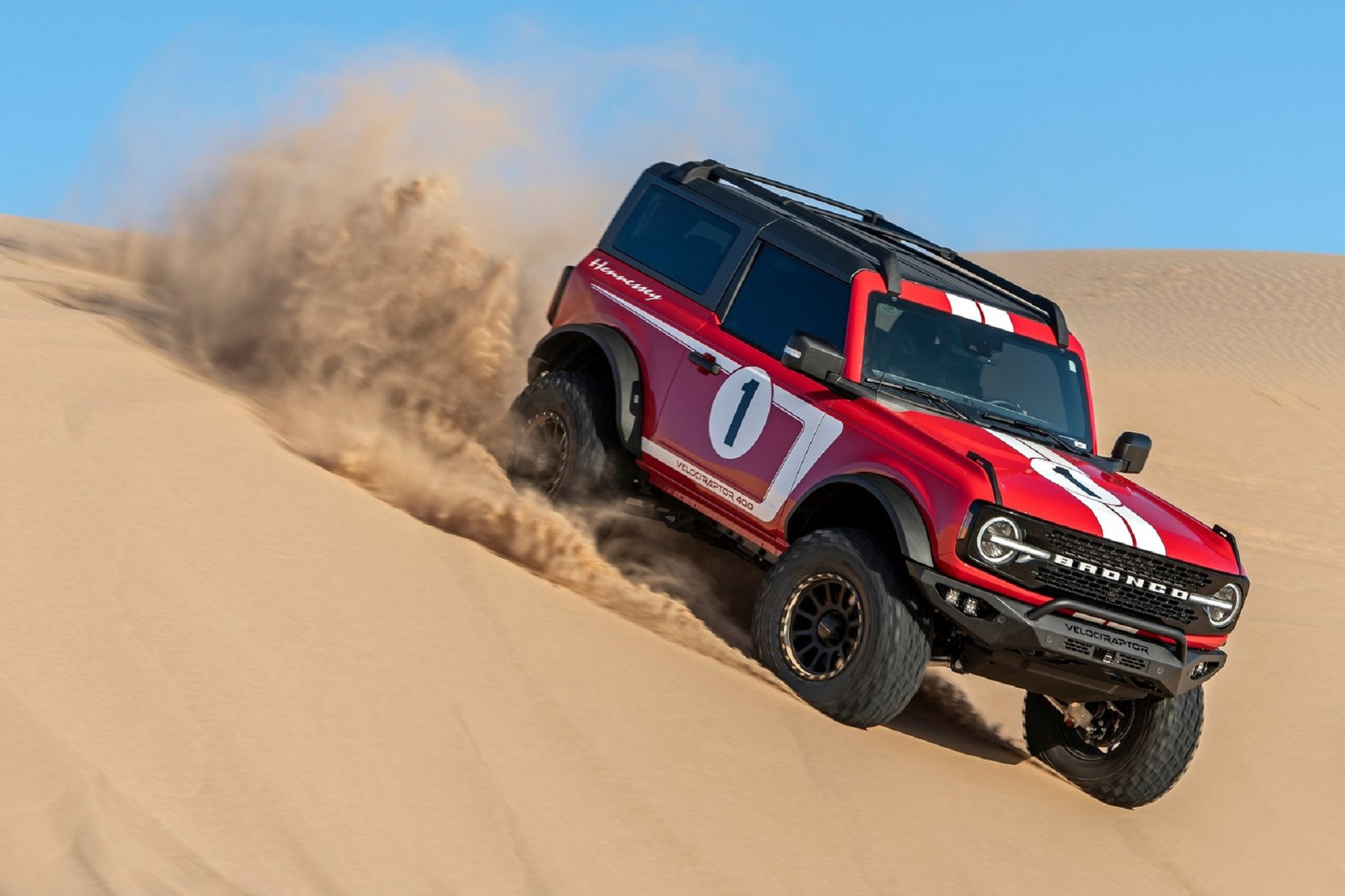 2022 Hennessey VelociRaptor 400 Bronco Front Three-Quarter Wallpapers (1)