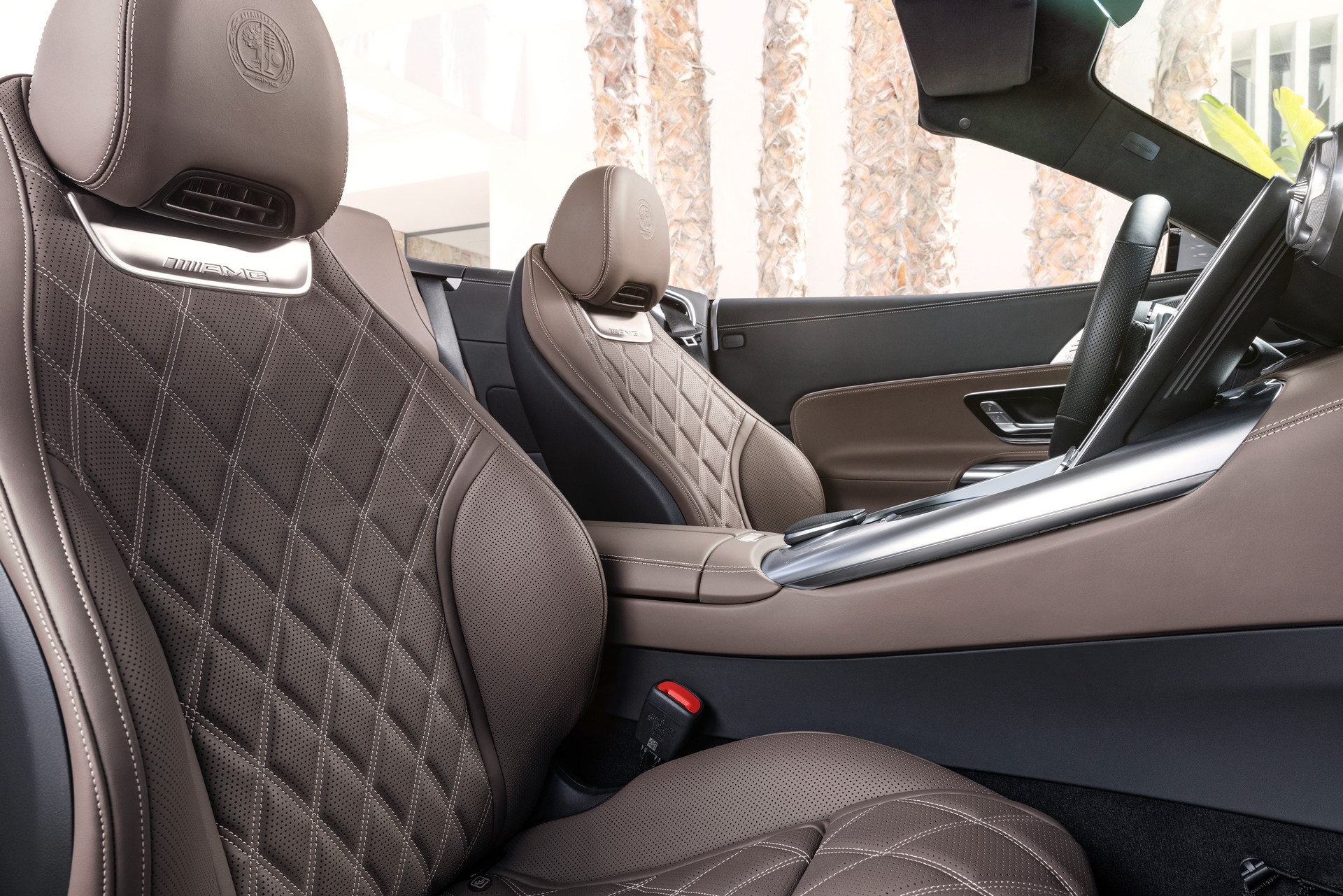 2022 Mercedes-AMG SL 55 4Matic+ (US-Spec) Interior Front Seats Wallpapers #65 of 71