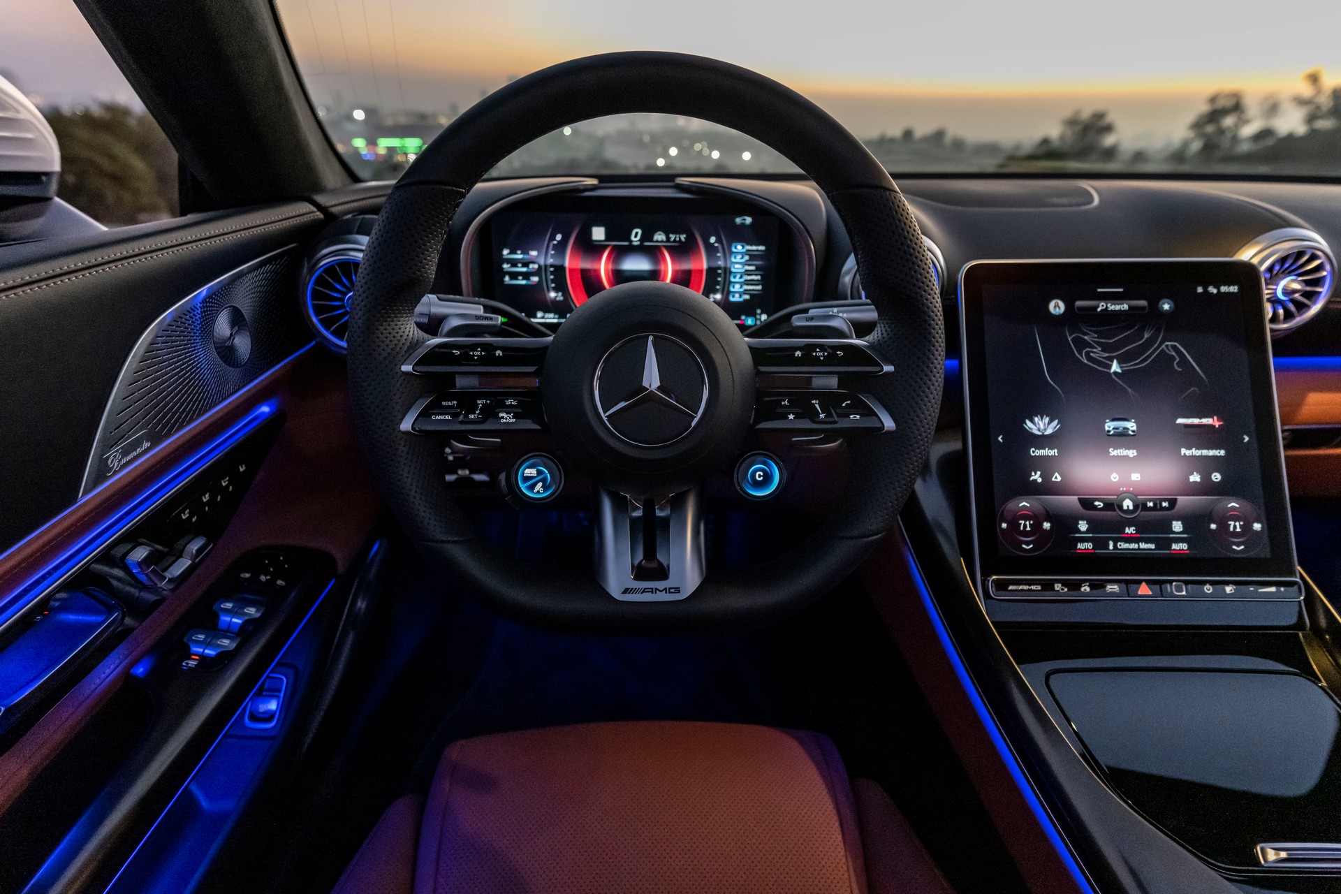 2022 Mercedes-AMG SL 55 4Matic+ (US-Spec) Interior Steering Wheel Wallpapers #70 of 71
