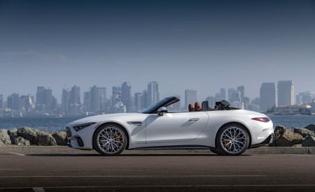 2022 Mercedes-AMG SL 55 4Matic+ (US-Spec) Side Wallpapers  450x275 (25)