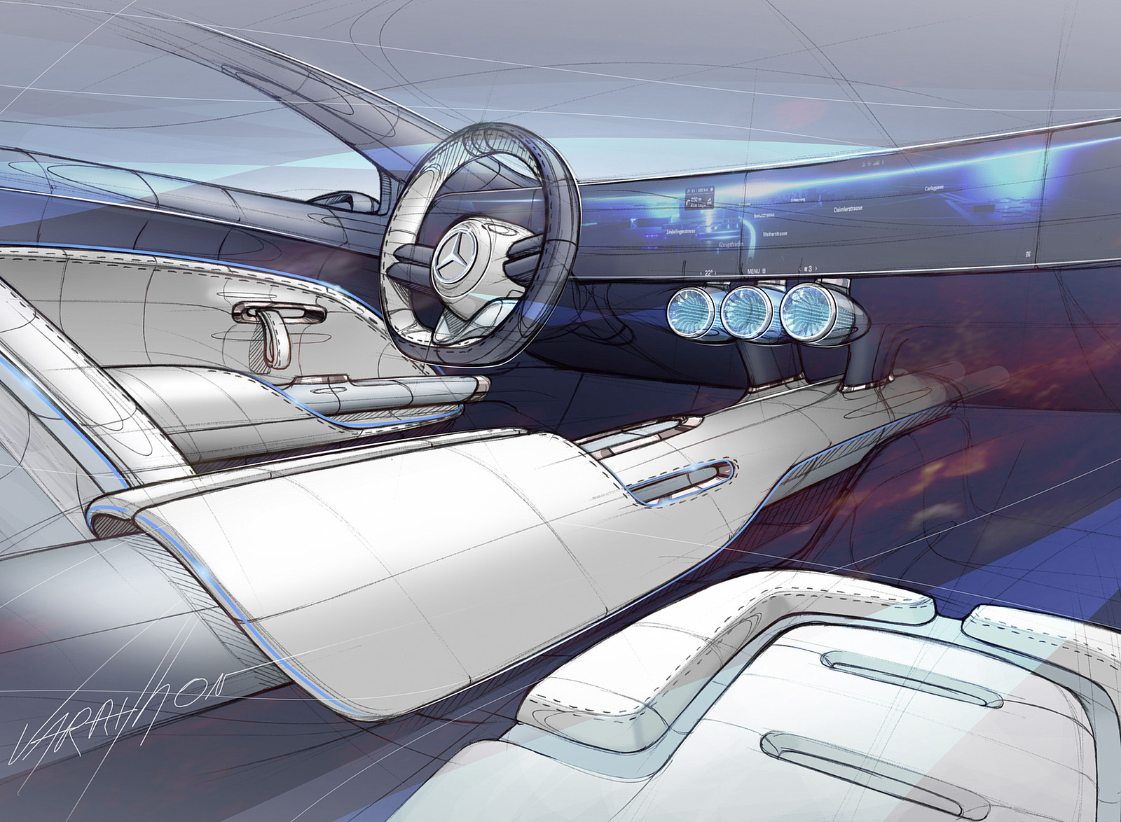 2022 Mercedes-Benz Vision EQXX Design Sketch Wallpapers  #87 of 145