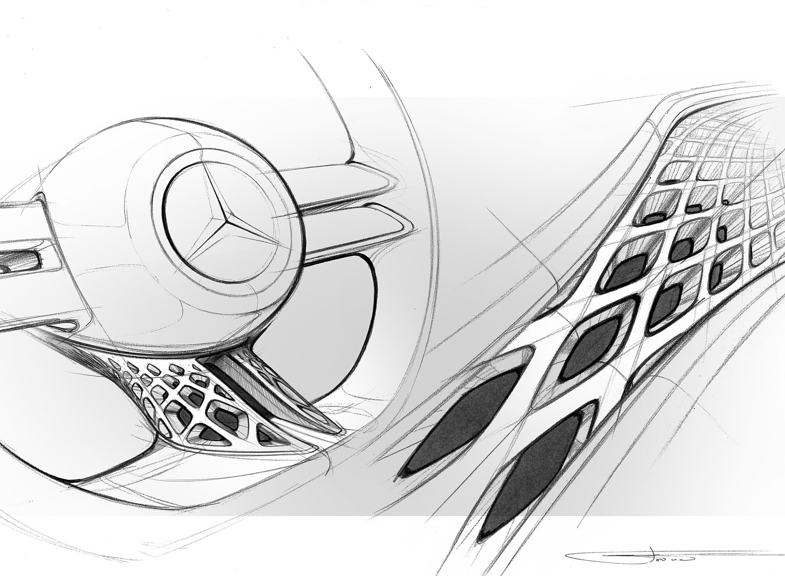 2022 Mercedes-Benz Vision EQXX Design Sketch Wallpapers #90 of 145