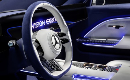 2022 Mercedes-Benz Vision EQXX Interior Steering Wheel Wallpapers 450x275 (40)