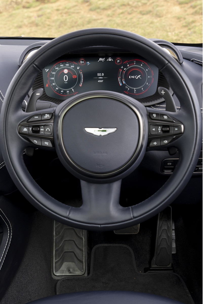 2023 Aston Martin DBX707 (Color: Plasma Blue) Interior Steering Wheel Wallpapers #84 of 118