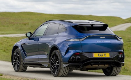 2023 Aston Martin DBX707 (Color: Plasma Blue) Rear Three-Quarter Wallpapers 450x275 (53)