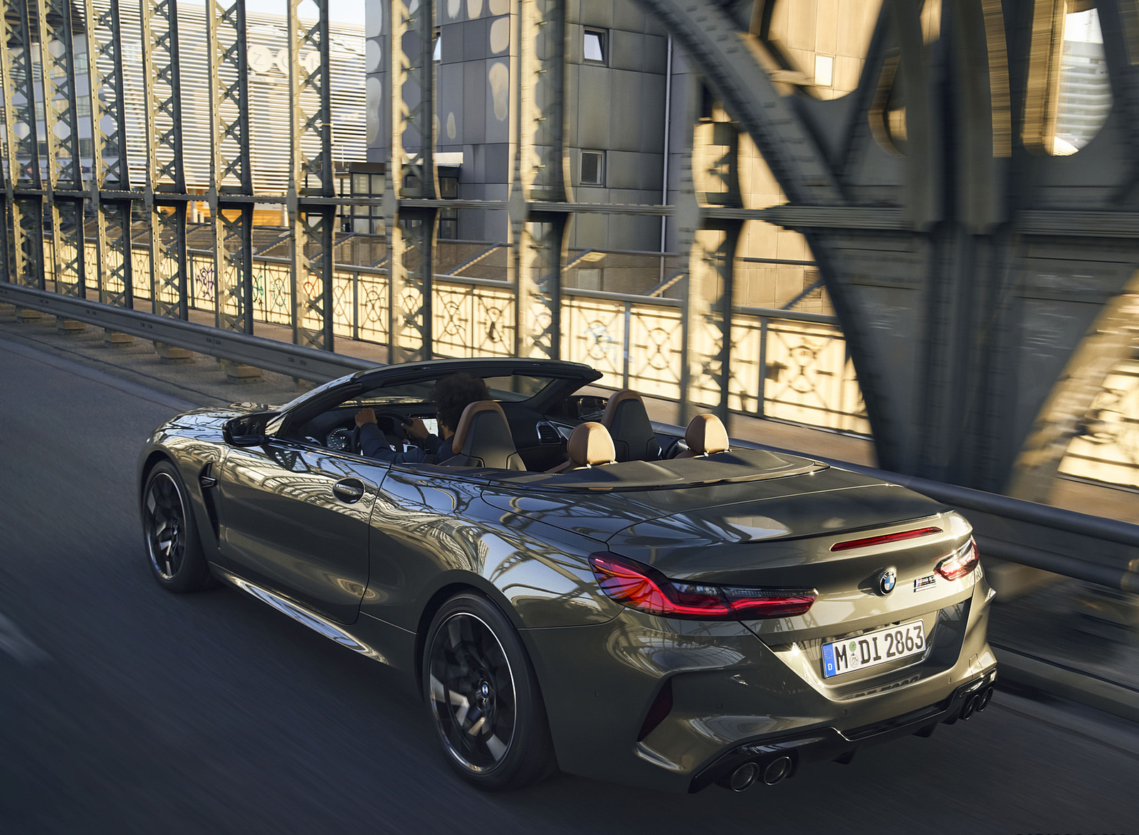 2023 BMW M8 Competition Convertible Rear Three-Quarter Wallpapers (3)