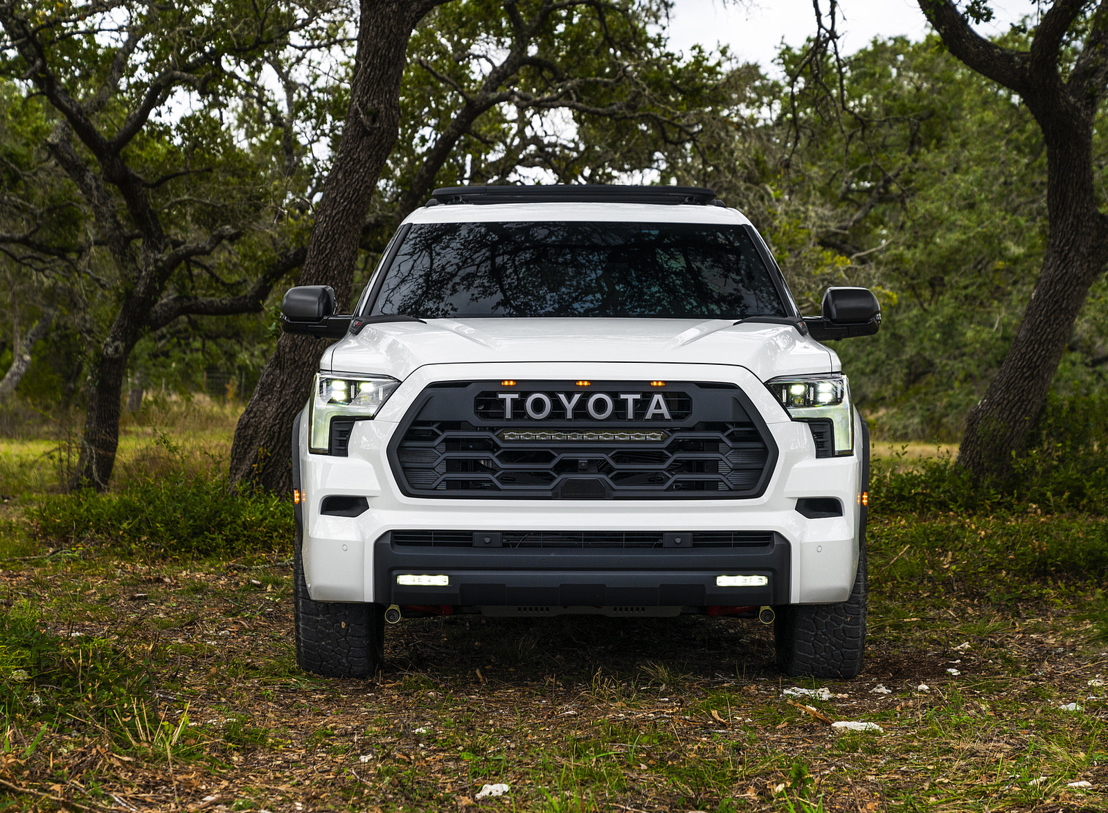 2023 Toyota Sequoia TRD Pro Front Wallpapers (7)