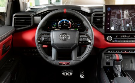 2023 Toyota Sequoia TRD Pro Interior Steering Wheel Wallpapers 450x275 (94)