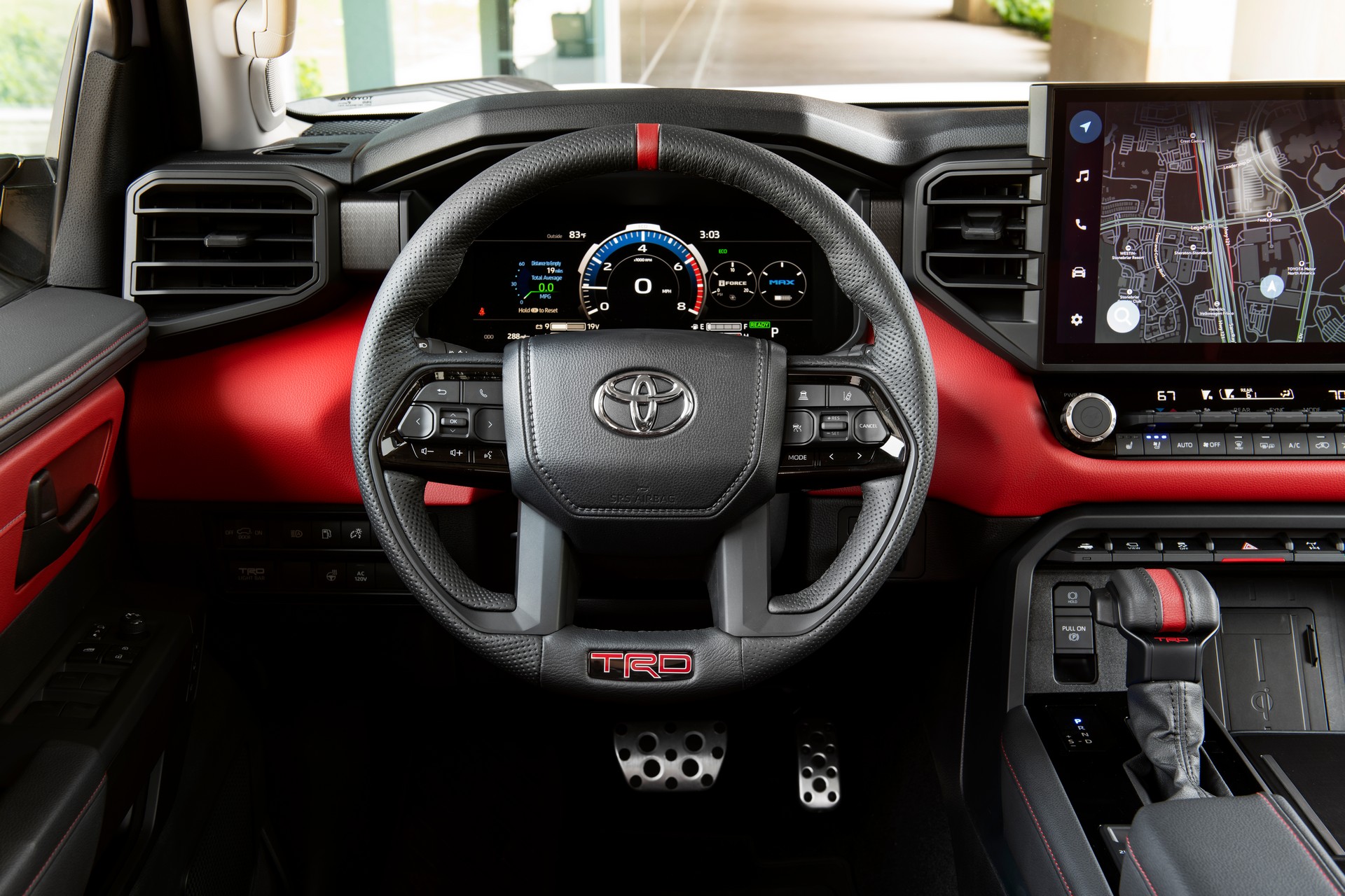 2023 Toyota Sequoia TRD Pro Interior Steering Wheel Wallpapers #94 of 114