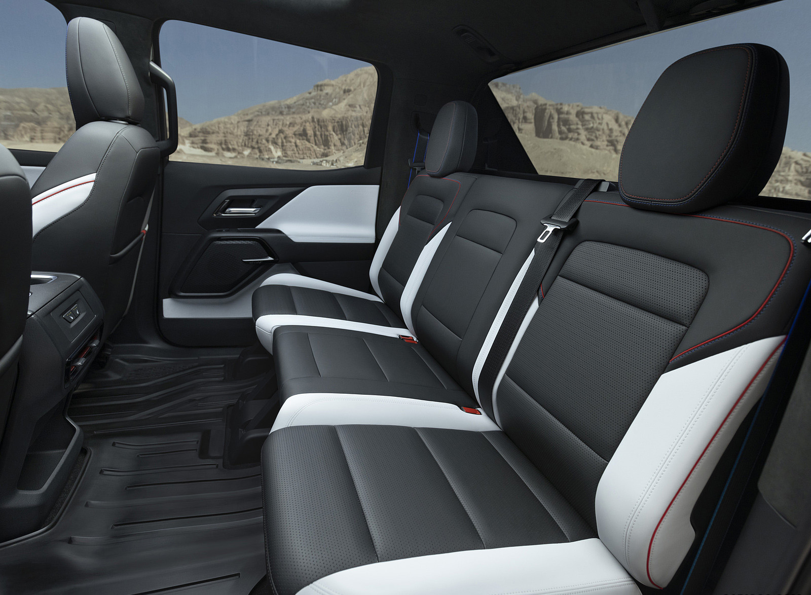 2024 Chevrolet Silverado EV RST Interior Rear Seats Wallpapers #24 of 28