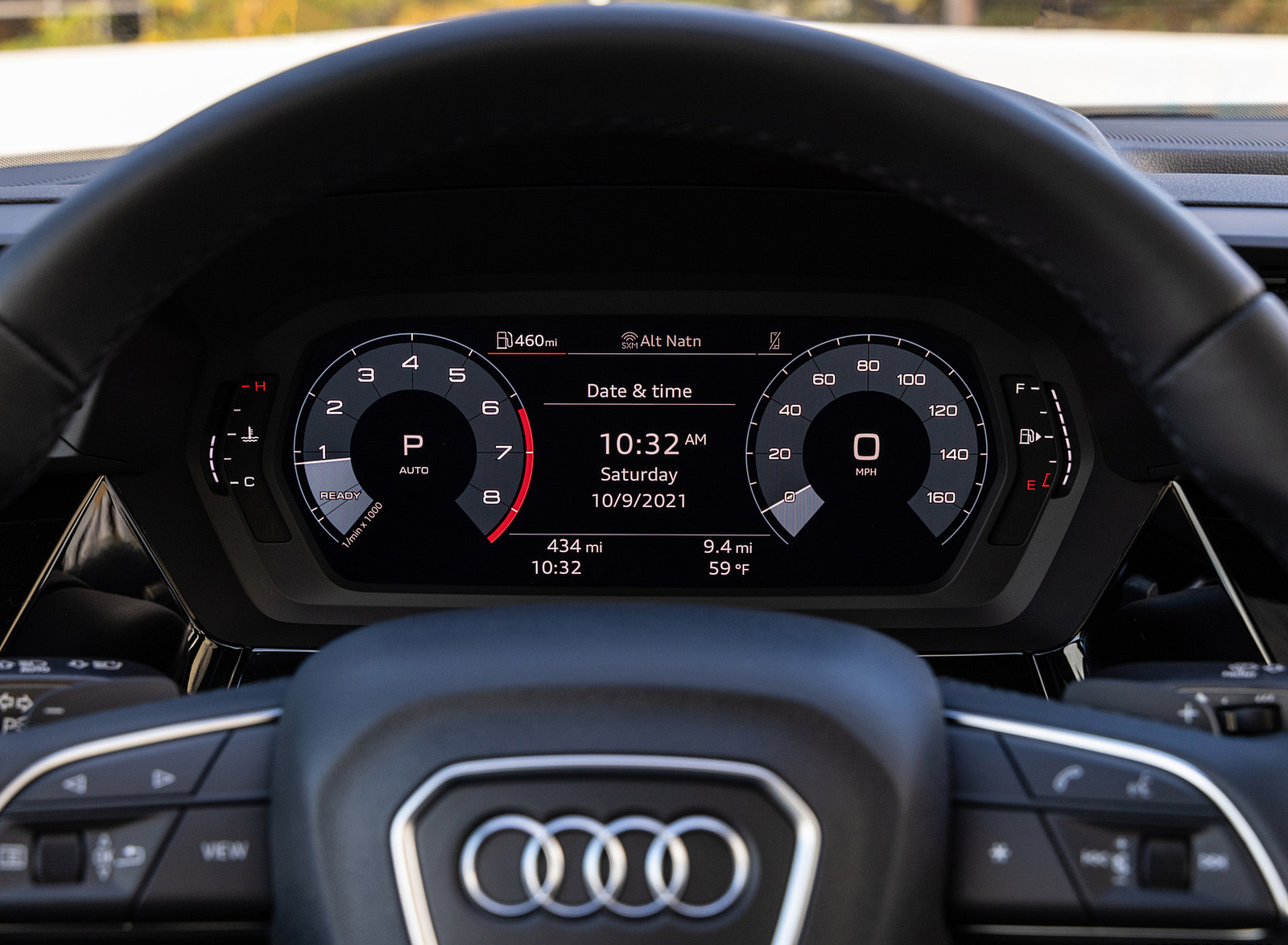2022 Audi A3 (Color: Atoll Blue; US-Spec) Digital Instrument Cluster Wallpapers #46 of 58