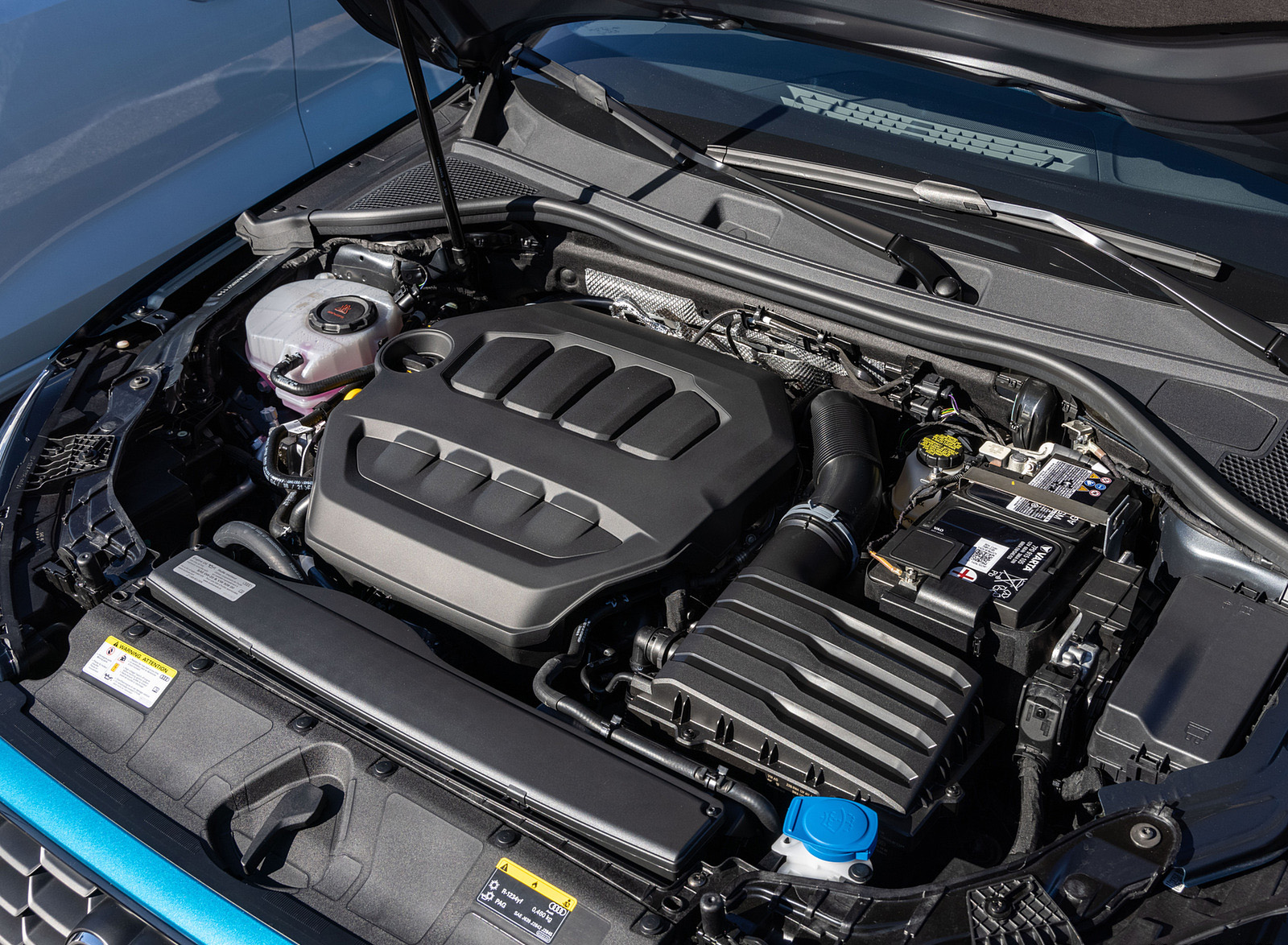 2022 Audi A3 (Color: Atoll Blue; US-Spec) Engine Wallpapers #42 of 58