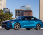 2022 Audi A3 (Color: Atoll Blue; US-Spec) Front Three-Quarter Wallpapers  150x120 (27)