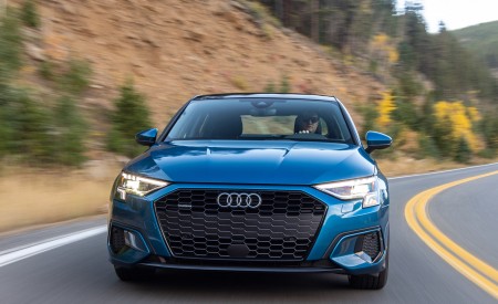 2022 Audi A3 (Color: Atoll Blue; US-Spec) Front Wallpapers 450x275 (7)