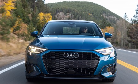 2022 Audi A3 (Color: Atoll Blue; US-Spec) Front Wallpapers 450x275 (8)