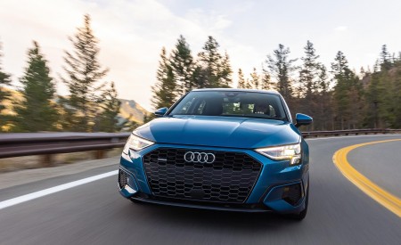 2022 Audi A3 (Color: Atoll Blue; US-Spec) Front Wallpapers 450x275 (13)