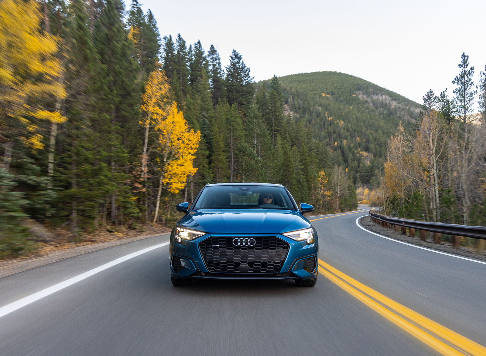 2022 Audi A3 (Color: Atoll Blue; US-Spec) Front Wallpapers #12 of 58