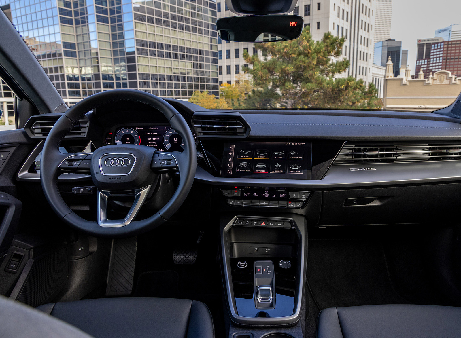 2022 Audi A3 (Color: Atoll Blue; US-Spec) Interior Cockpit Wallpapers #48 of 58