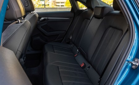 2022 Audi A3 (Color: Atoll Blue; US-Spec) Interior Rear Seats Wallpapers 450x275 (58)