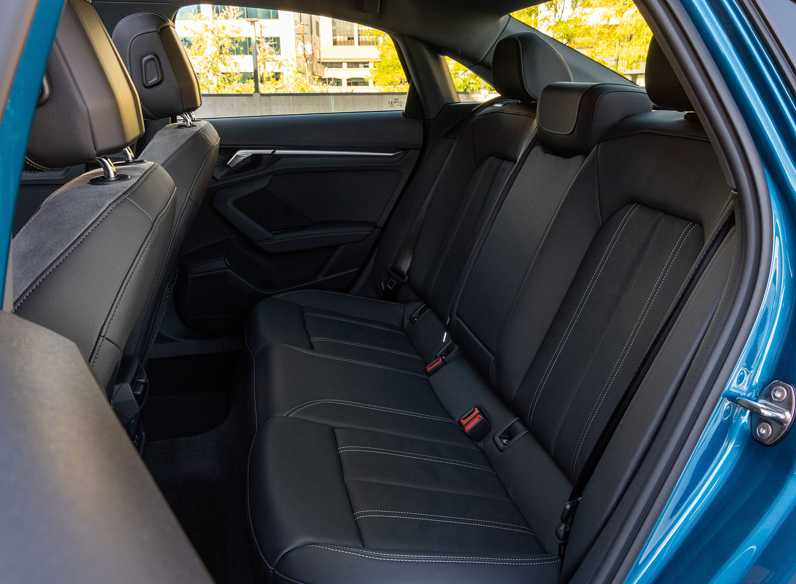 2022 Audi A3 (Color: Atoll Blue; US-Spec) Interior Rear Seats Wallpapers #58 of 58