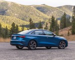 2022 Audi A3 (Color: Atoll Blue; US-Spec) Rear Three-Quarter Wallpapers 150x120