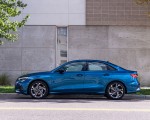 2022 Audi A3 (Color: Atoll Blue; US-Spec) Side Wallpapers 150x120