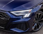 2022 Audi S3 (Color: Navarra Blue; US-Spec) Headlight Wallpapers 150x120