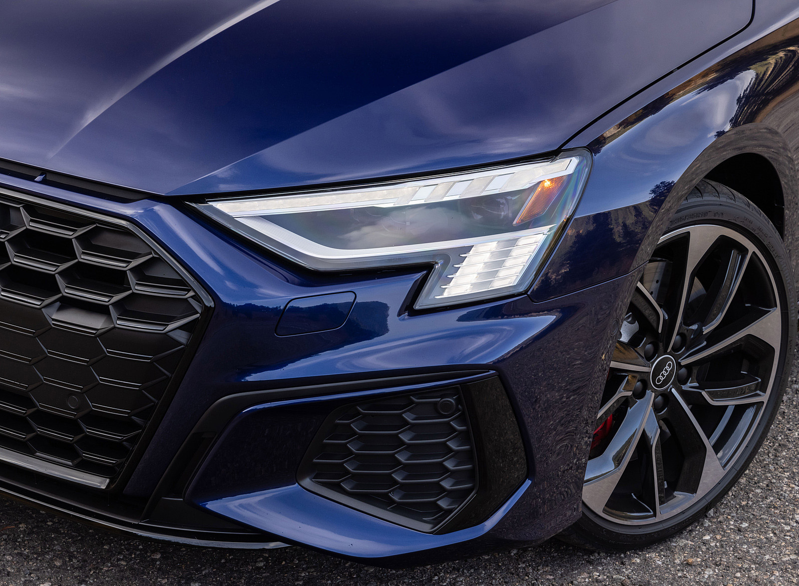 2022 Audi S3 (Color: Navarra Blue; US-Spec) Headlight Wallpapers #79 of 90
