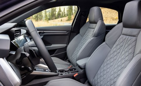 2022 Audi S3 (Color: Navarra Blue; US-Spec) Interior Front Seats Wallpapers 450x275 (88)