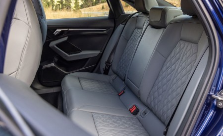 2022 Audi S3 (Color: Navarra Blue; US-Spec) Interior Rear Seats Wallpapers 450x275 (90)