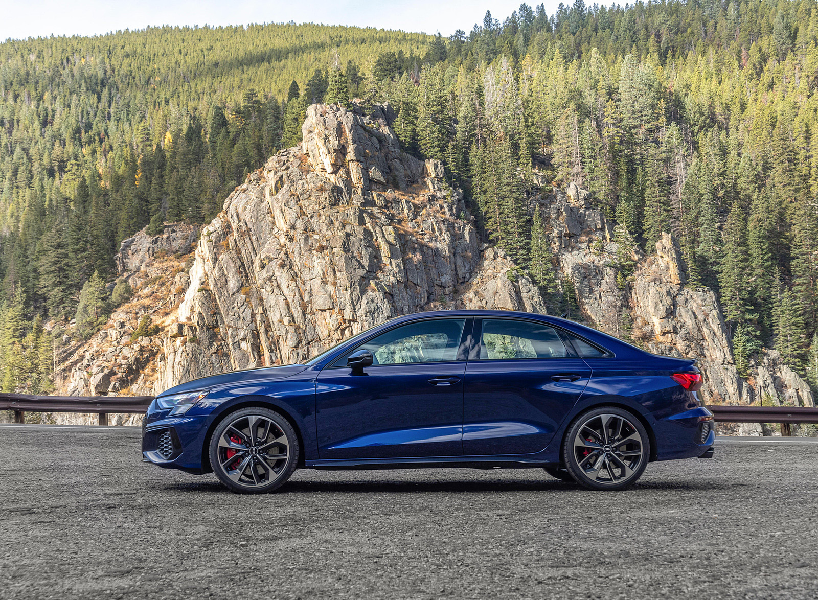 2022 Audi S3 (Color: Navarra Blue; US-Spec) Side Wallpapers #74 of 90