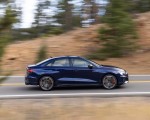 2022 Audi S3 (Color: Navarra Blue; US-Spec) Side Wallpapers 150x120 (58)